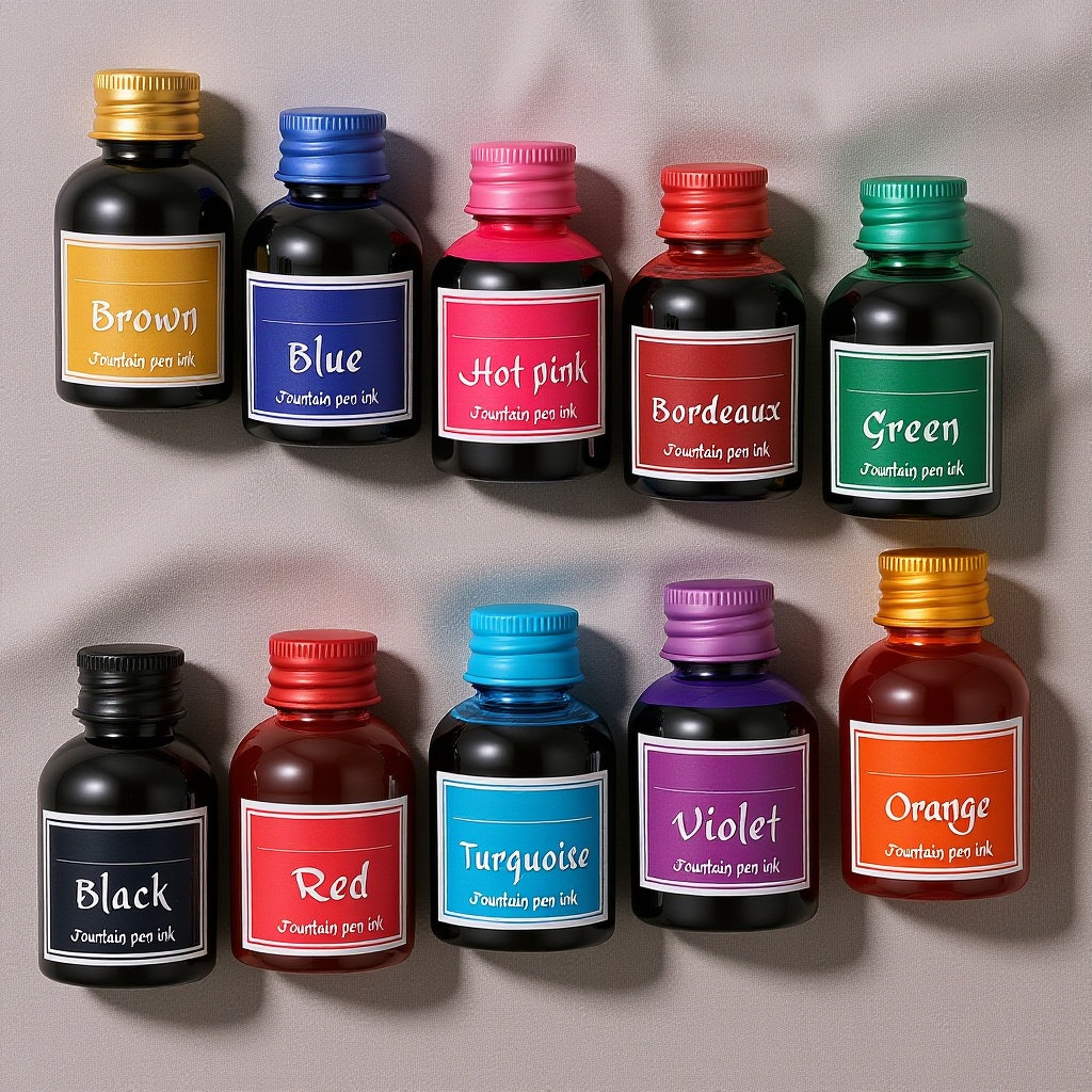 Calligraphy Ink Bottle - 10 Bottles Bottled Ink Calligraphy Pens