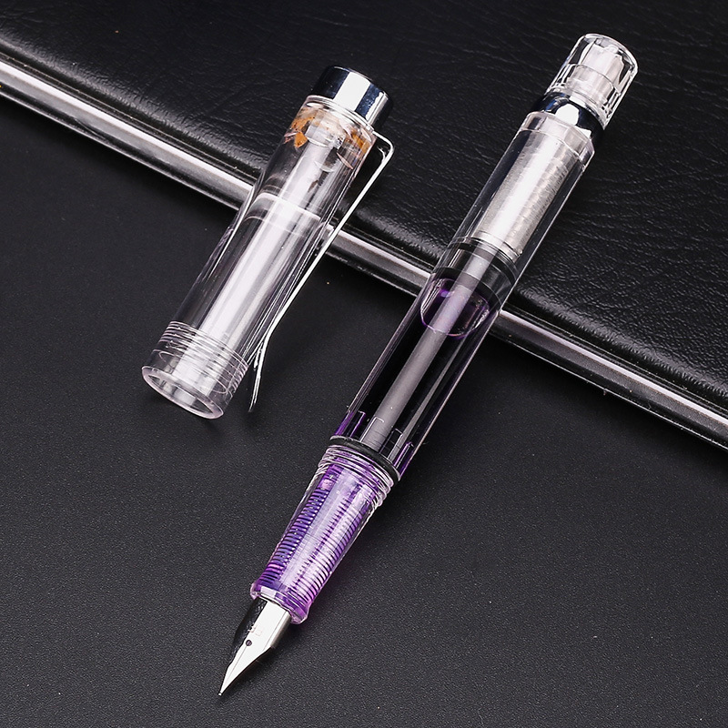 Stationery Supply Business - 9 Colors Piston Fountain Pen EF/F