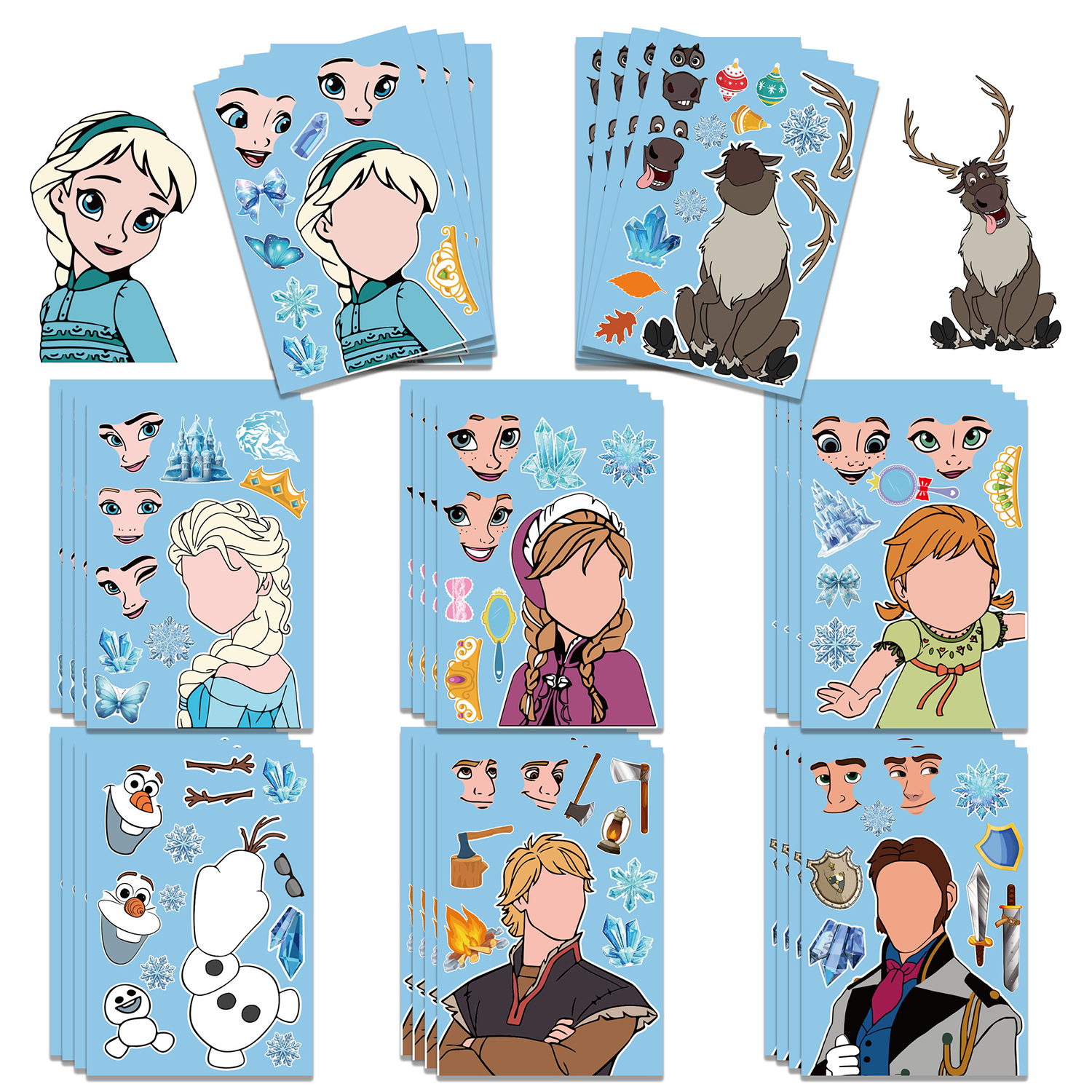 Frozen Queen Party Sticker Els - Memo Pad Sticky 评论和价格