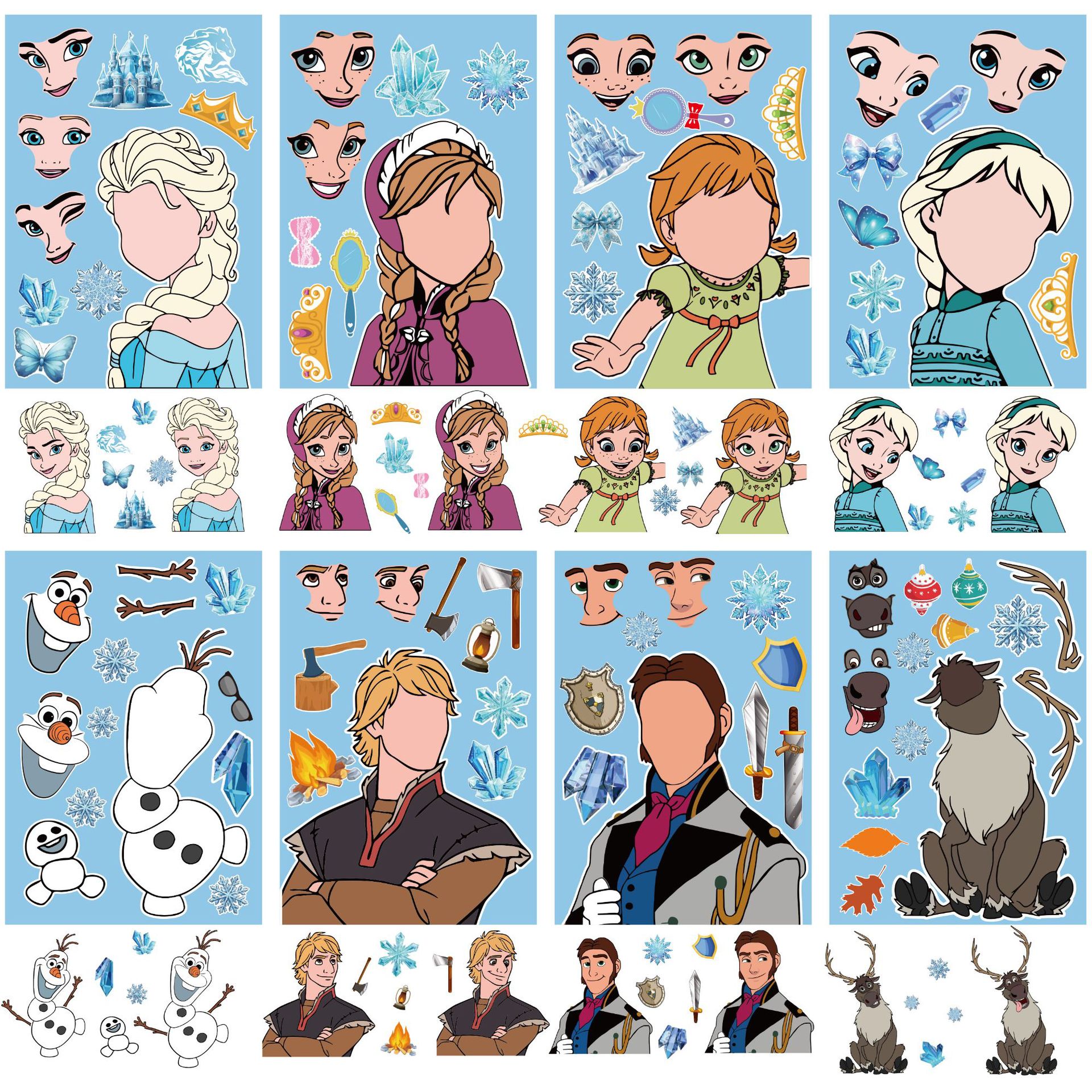 Frozen Queen Party Sticker Els - Memo Pad Sticky 评论和价格