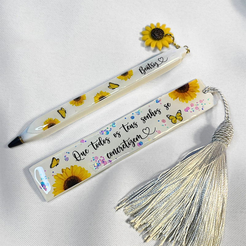 Transparent Pen and Bookmark S - Stationery Supplier 评论和价格