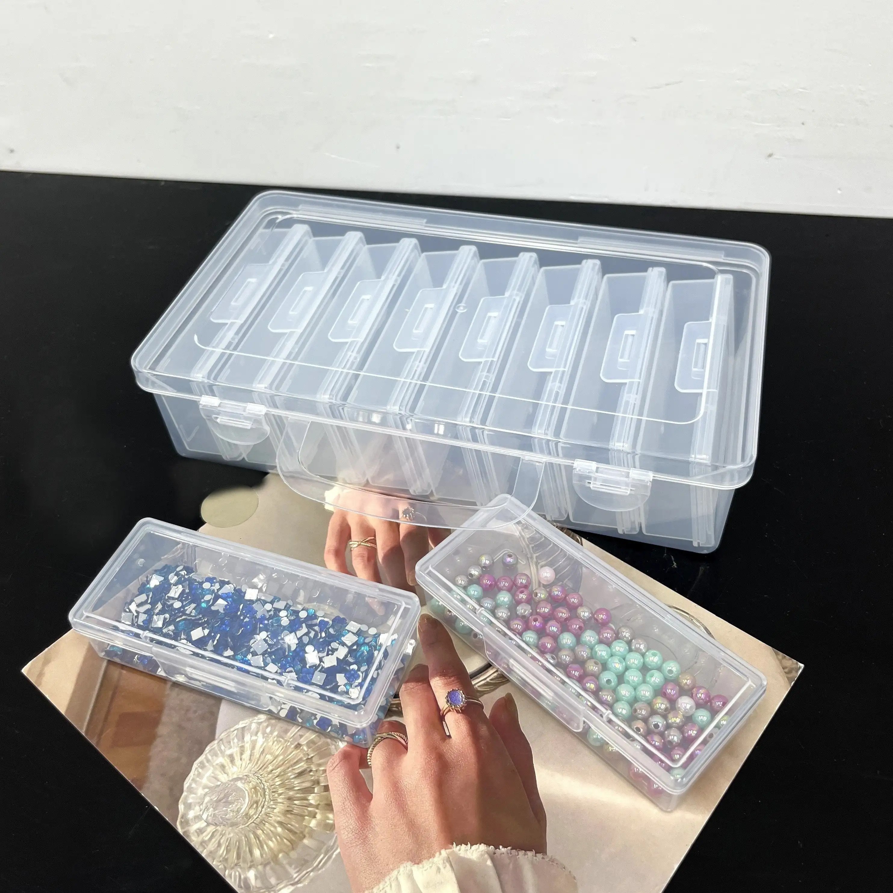 Transparent Plastic Storage Bo - Stationery And Office Supply Stores 评论和价格