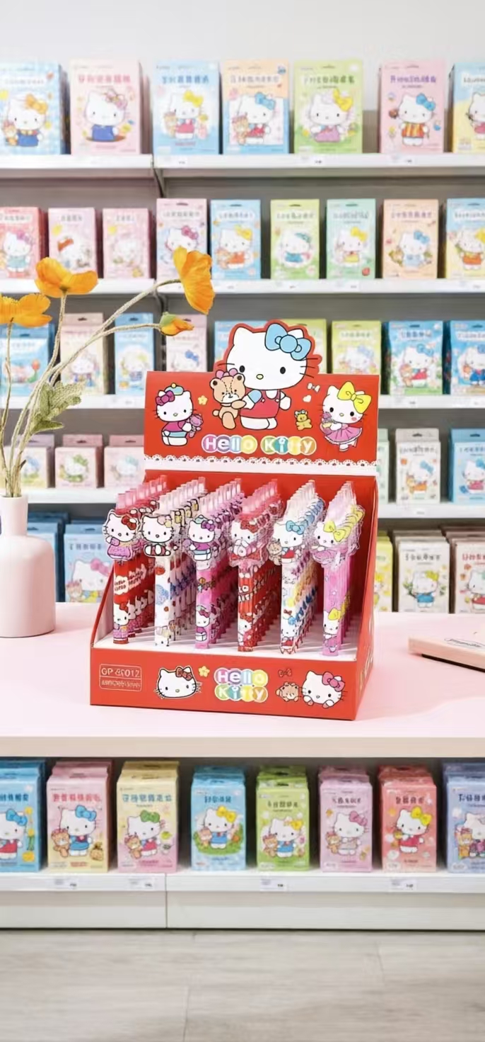 Cute Hello Kitty Gel Pen 0.5mm - Stationery Supplier 评论和价格