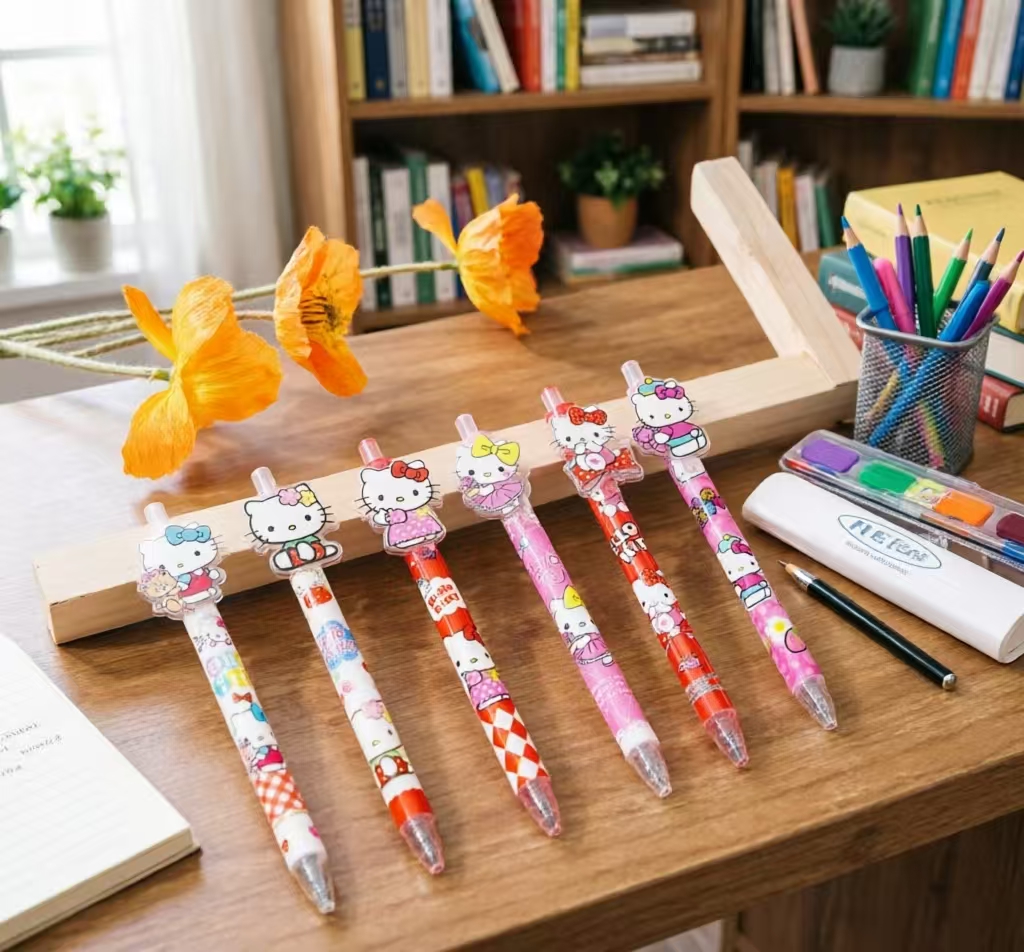 Cute Hello Kitty Gel Pen 0.5mm - Stationery Supplier 评论和价格