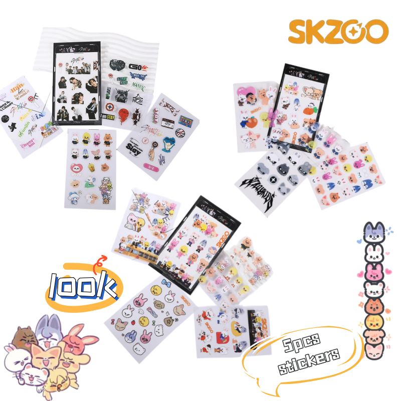 Skzoo Stray Kids Anime Cartoon - Memo Pad Sticky 评论和价格