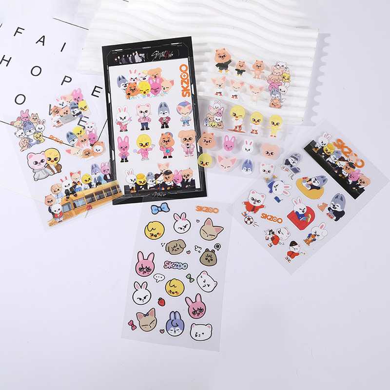 Skzoo Stray Kids Anime Cartoon - Memo Pad Sticky 评论和价格