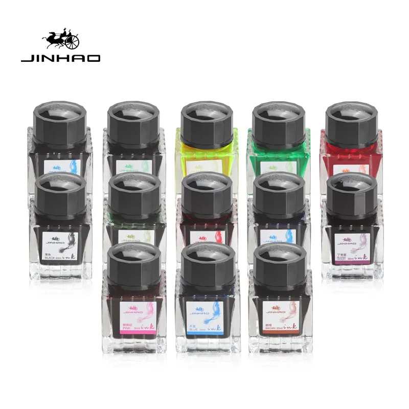 JINHAO 50/30ml Muilt Color Sig - Calligraphy Ink Bottle 评论和价格