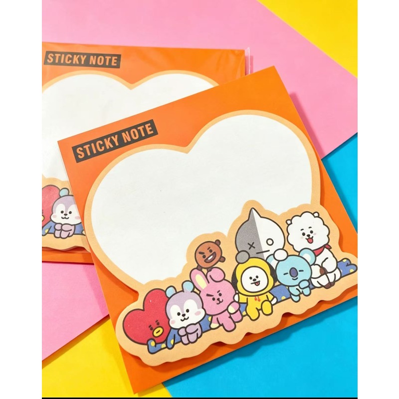 BT21 Creative Cute Sticky Note - Memo Pad Sticky 评论和价格