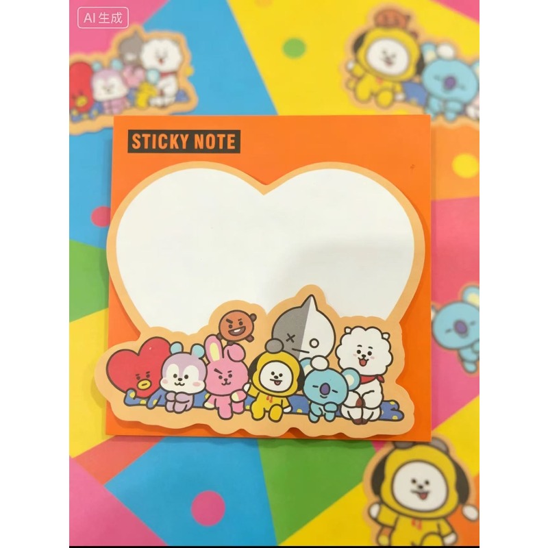 BT21 Creative Cute Sticky Note - Memo Pad Sticky 评论和价格