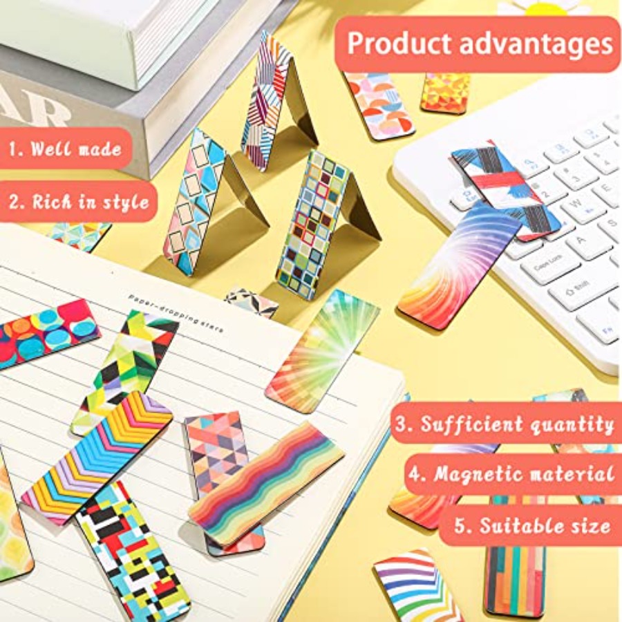 80 Pcs Optical Magnetic Bookma - Bookmark Magnetic Clip 评论和价格