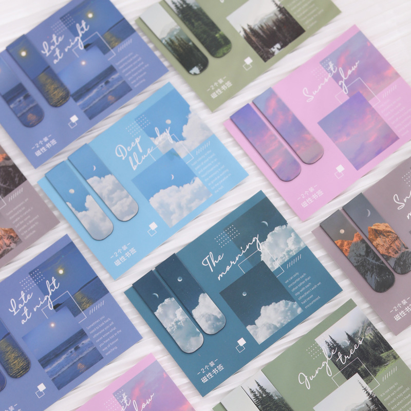 2Pcs/Set Magnetic Bookmarks Be - Paperclip Magnetic Set 评论和价格