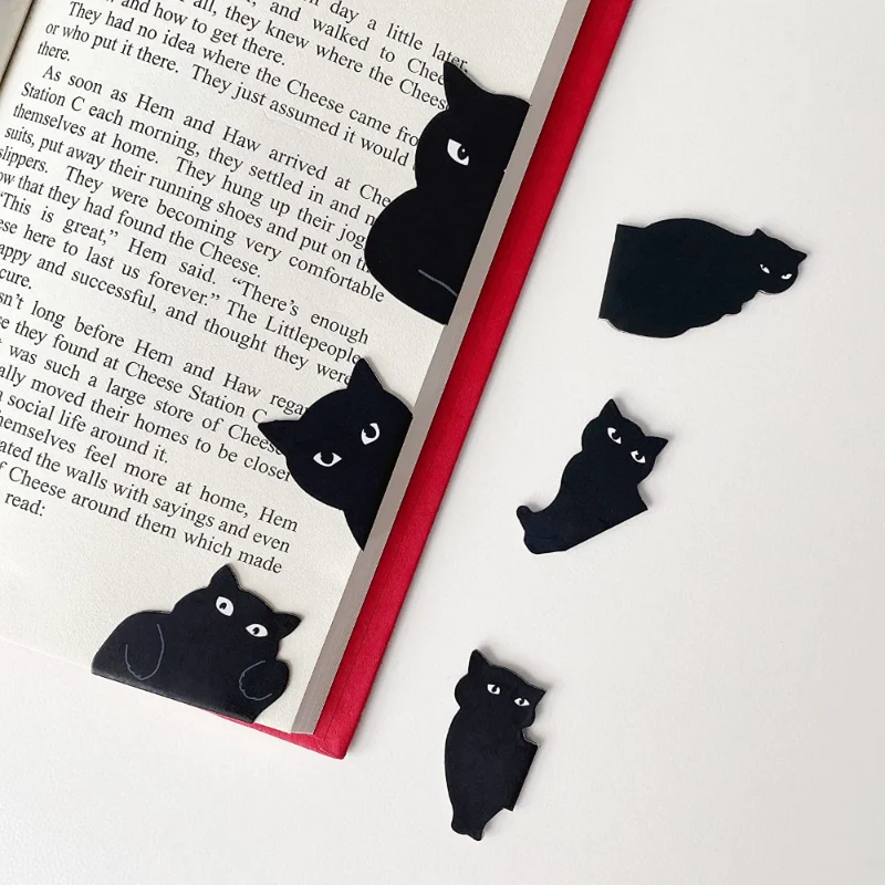 6 Pcs/set Cute Cat Magnet Book - Paperclip Magnetic Set 评论和价格