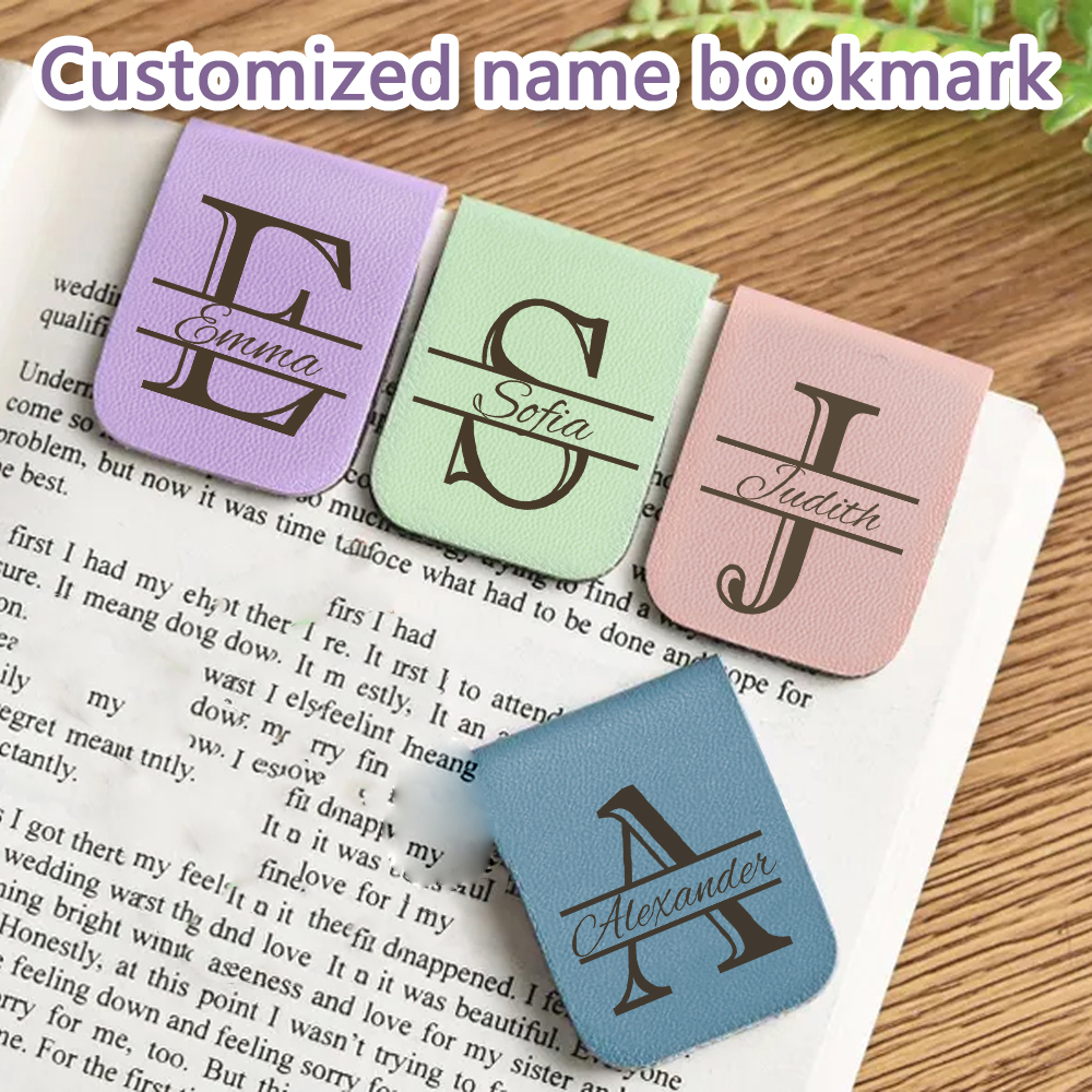 1pc Name Bookmark with letters - Bookmark Magnetic Clip 评论和价格