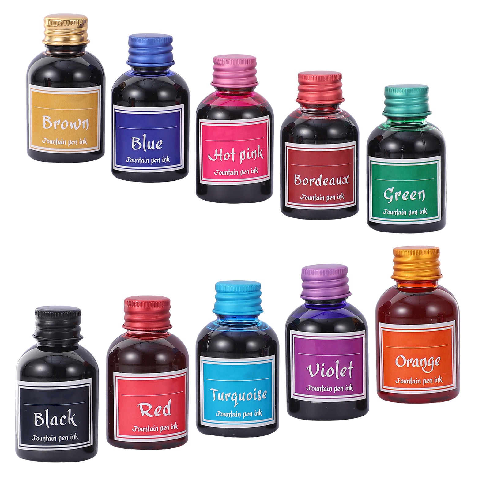 10 Bottles Bottled Ink Calligr - Calligraphy Ink Bottle 评论和价格