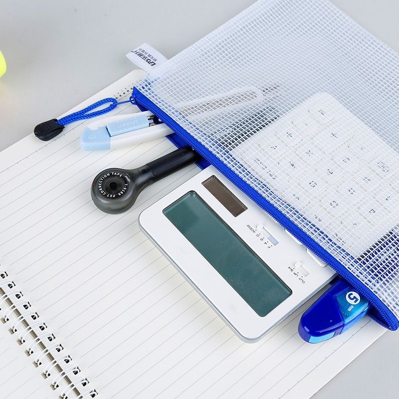 Mesh Zipper Pouch Document Bag - Portfolio Folder Zip 评论和价格