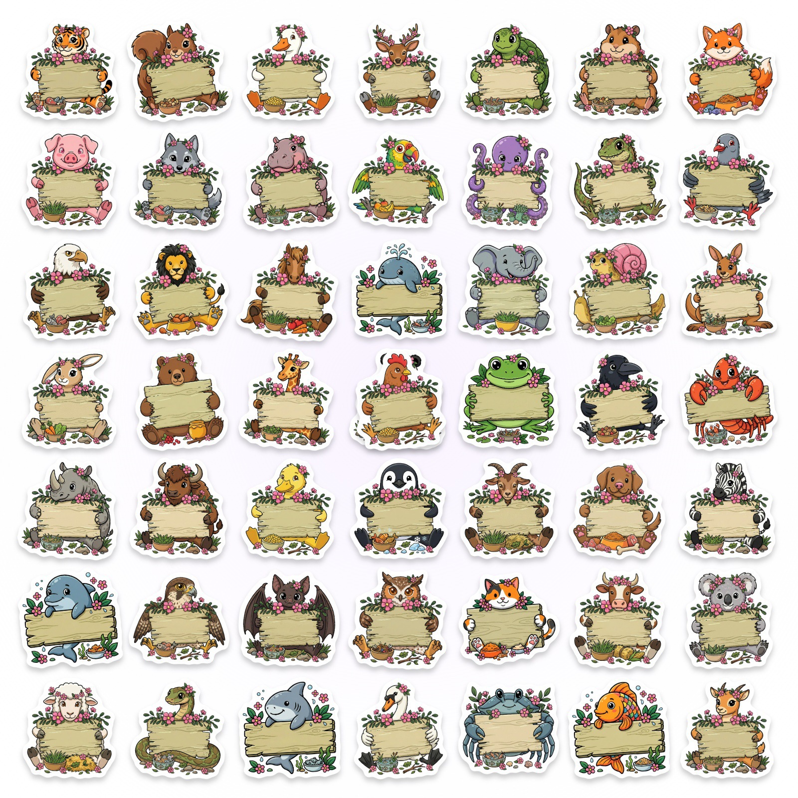 50/100Pcs HD Watercolor Forest - Paper Deal Stationery & Office Supply 评论和价格
