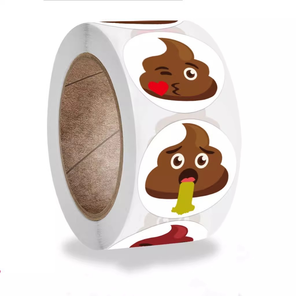 100-500pcs Funny Poop Cartoon  - Memo Pad Sticky 评论和价格