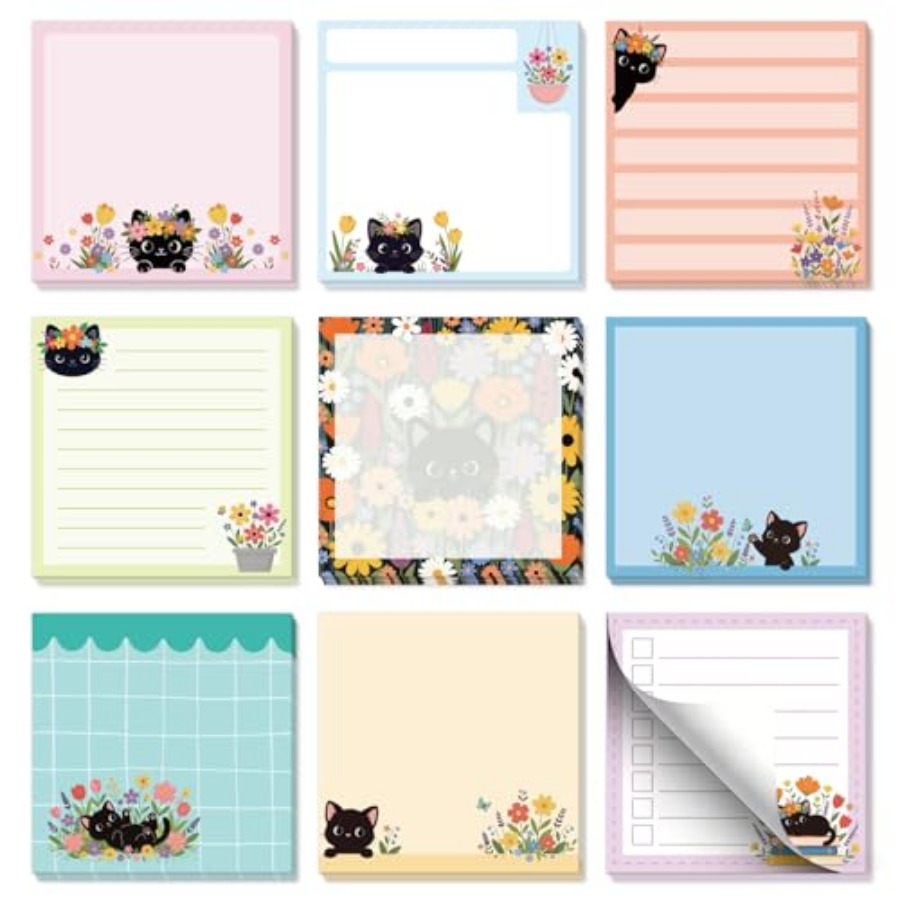 9pcs 540 Sheets Cute Sticky No - Memo Pad Sticky 评论和价格