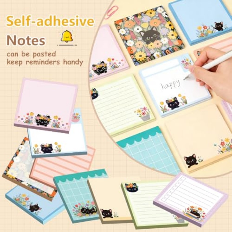9pcs 540 Sheets Cute Sticky No - Memo Pad Sticky 评论和价格