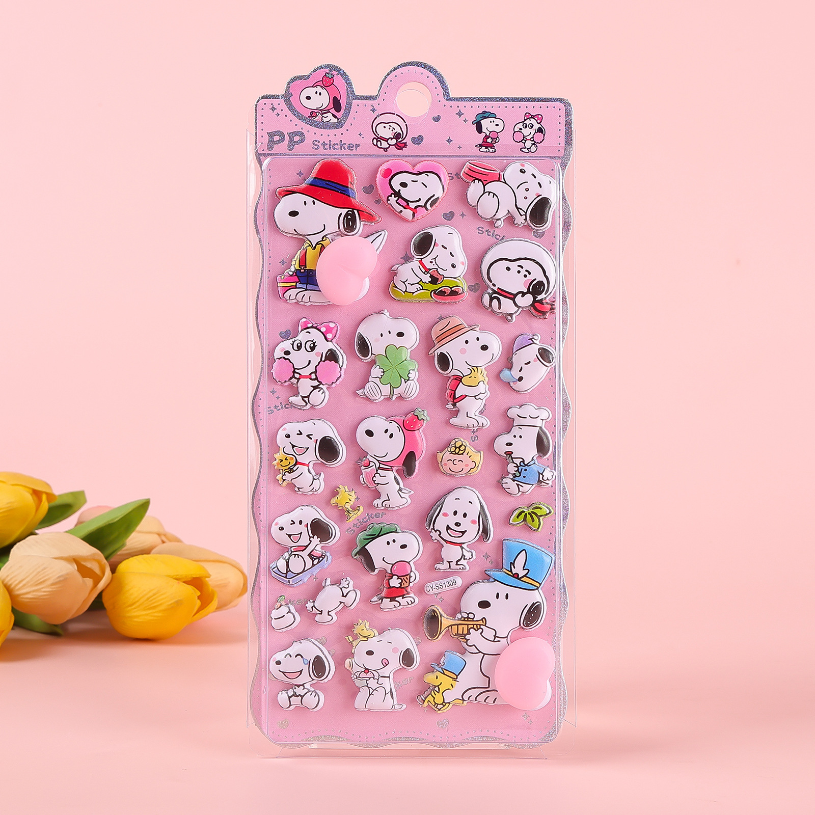 1/4pcs Snoopy 3D Stickers Scra - Stationery Supplier 评论和价格