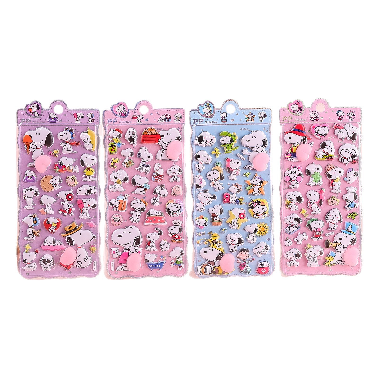 1/4pcs Snoopy 3D Stickers Scra - Stationery Supplier 评论和价格