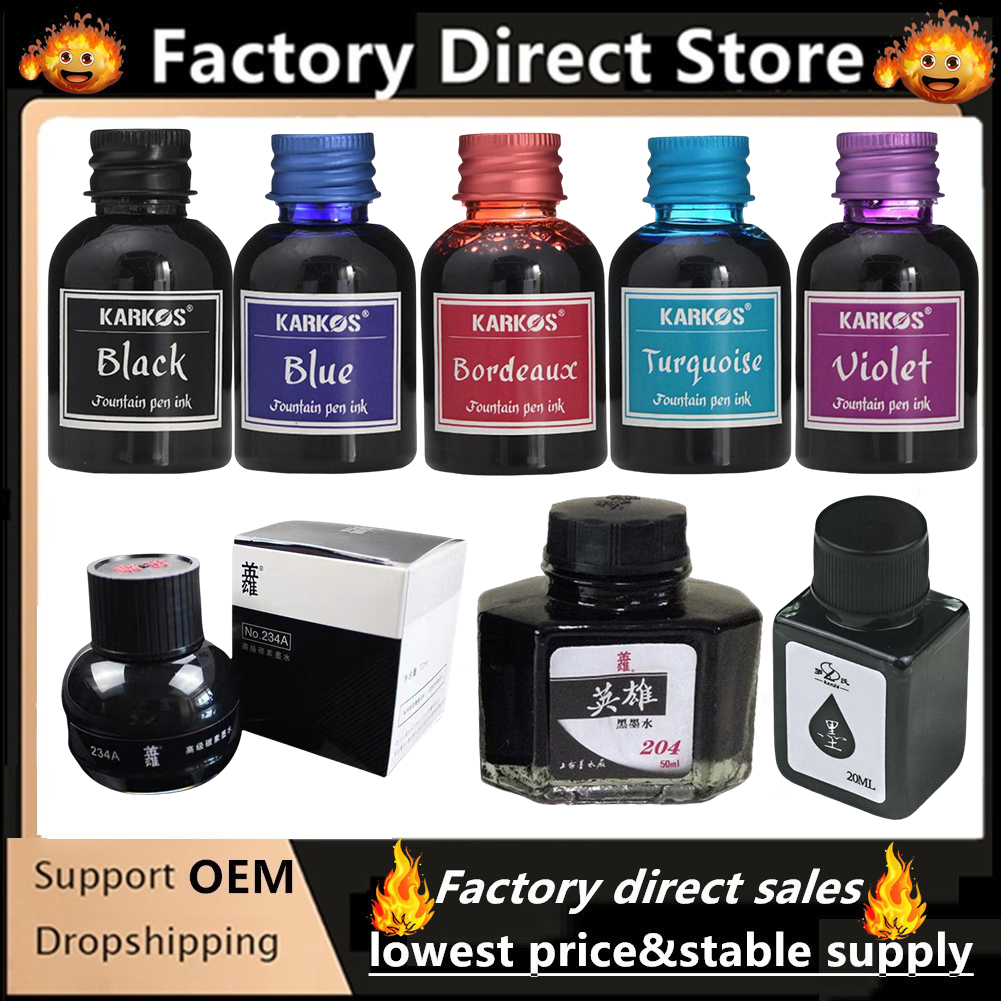1 Bottle YingXiong Black Color - Calligraphy Ink Bottle 评论和价格