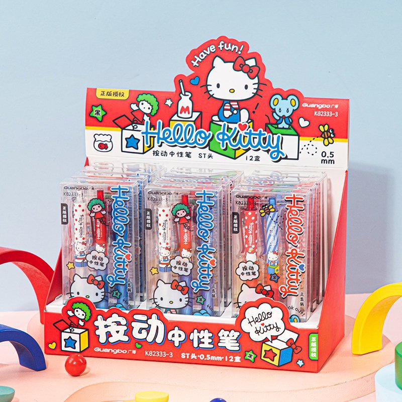 3Pcs Authorized Cartoon Kitty  - Stationery Supplier 评论和价格