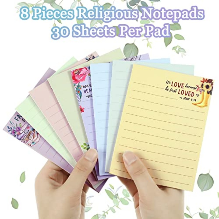 8 Pack Bible Sticky Notes 240  - Memo Pad Sticky 评论和价格