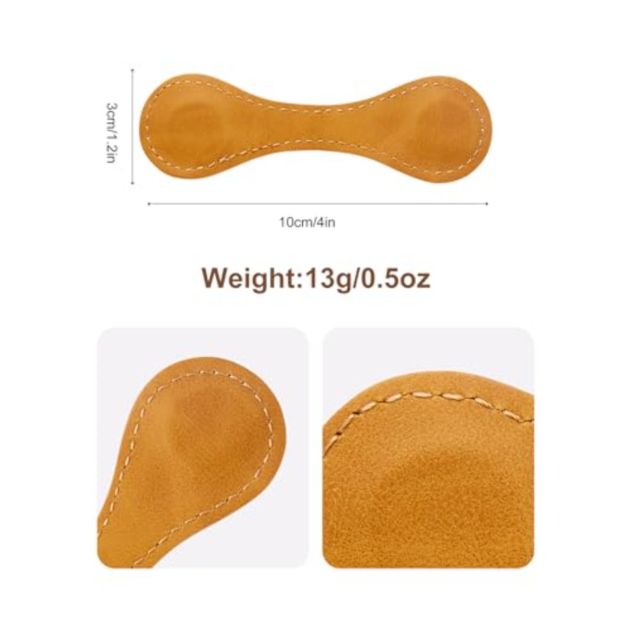 6 PCS Magnetic Leather Bookmar - Bookmark Magnetic Clip 评论和价格