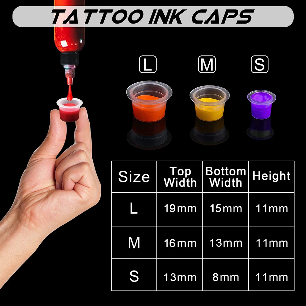 300/100pcs Disposable Tattoo I - Calligraphy Ink Bottle 评论和价格