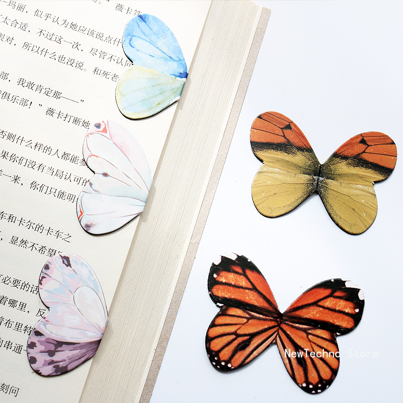 4pcs/Set Cartoon Butterfly Mag - Paperclip Magnetic Set 评论和价格