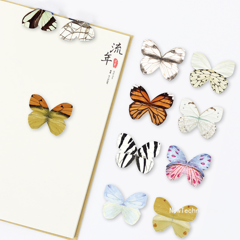 4pcs/Set Cartoon Butterfly Mag - Paperclip Magnetic Set 评论和价格