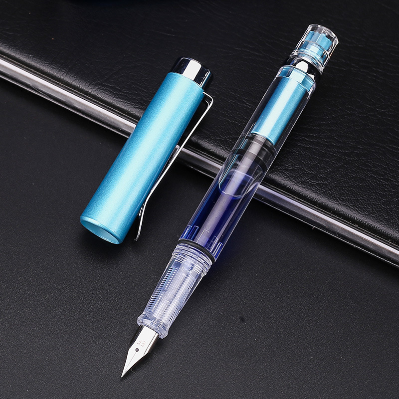 9 Colors Piston Fountain Pen E - Stationery Supply Business 评论和价格