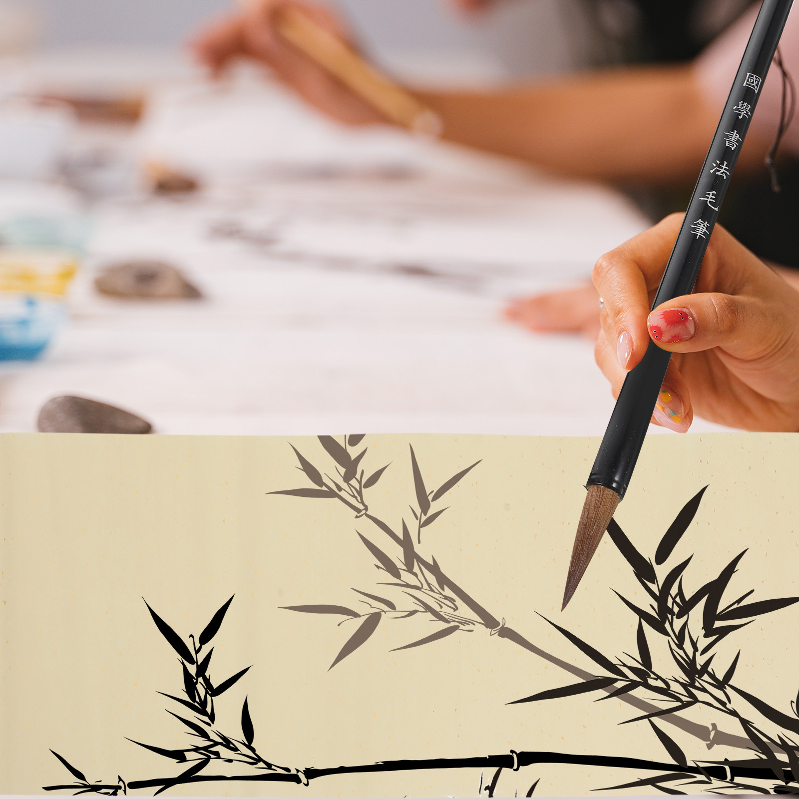 50Pcs Authentic Xuan Paper Thi - Calligraphy Ink Bottle 评论和价格