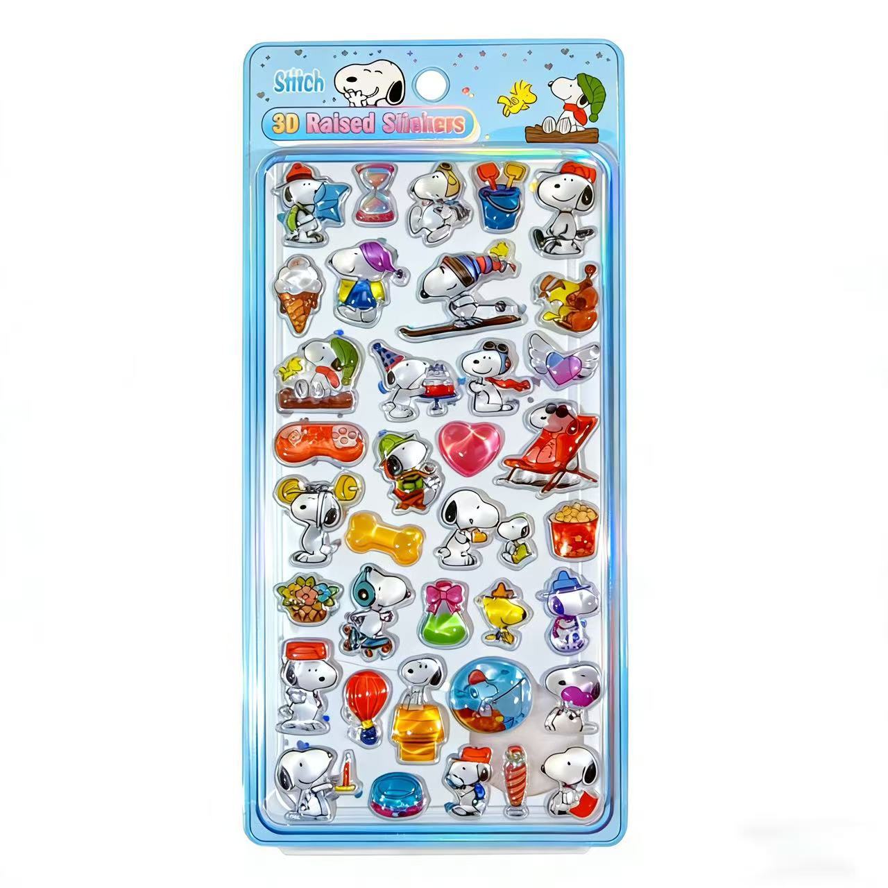 1/6pcs New Snoopy 3D Relief St - Stationery Supplier 评论和价格